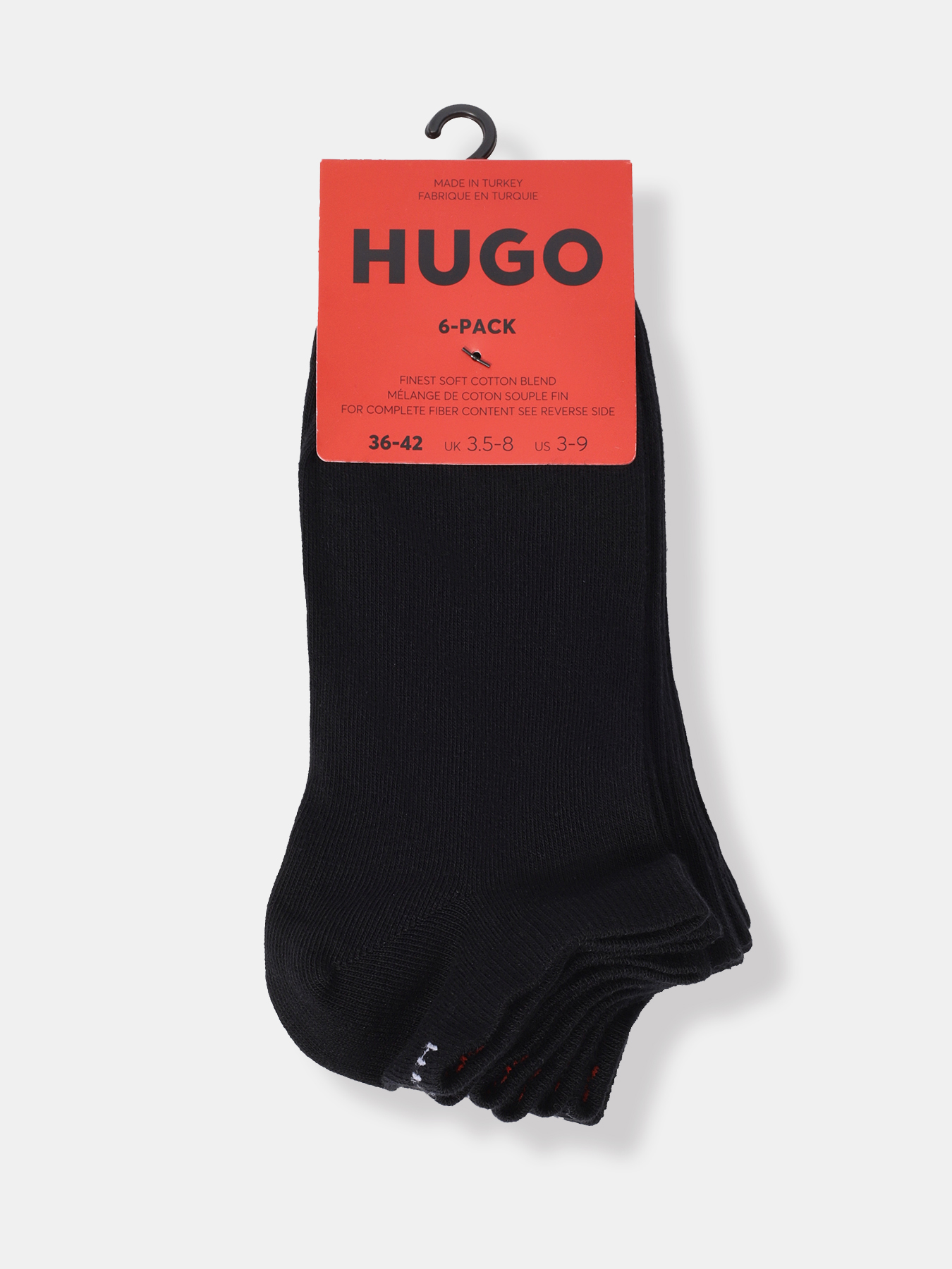 Носки женские HUGO 490208 черные 36-42 Турция черный, размер 36,  42