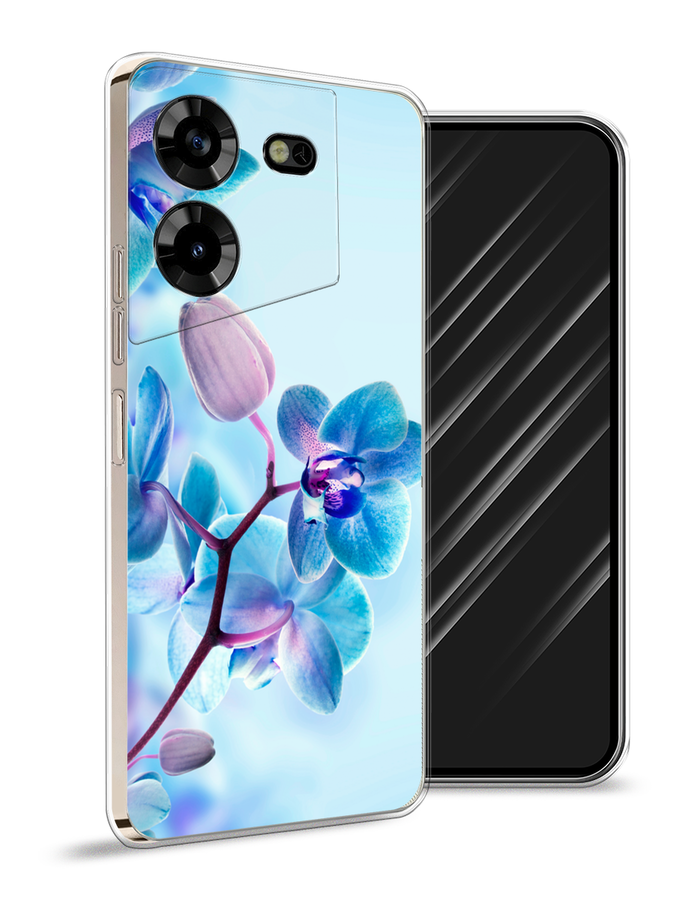 

Чехол Awog на Tecno Pova 5 "Голубая орхидея", Голубой;синий;фиолетовый, 303950-8