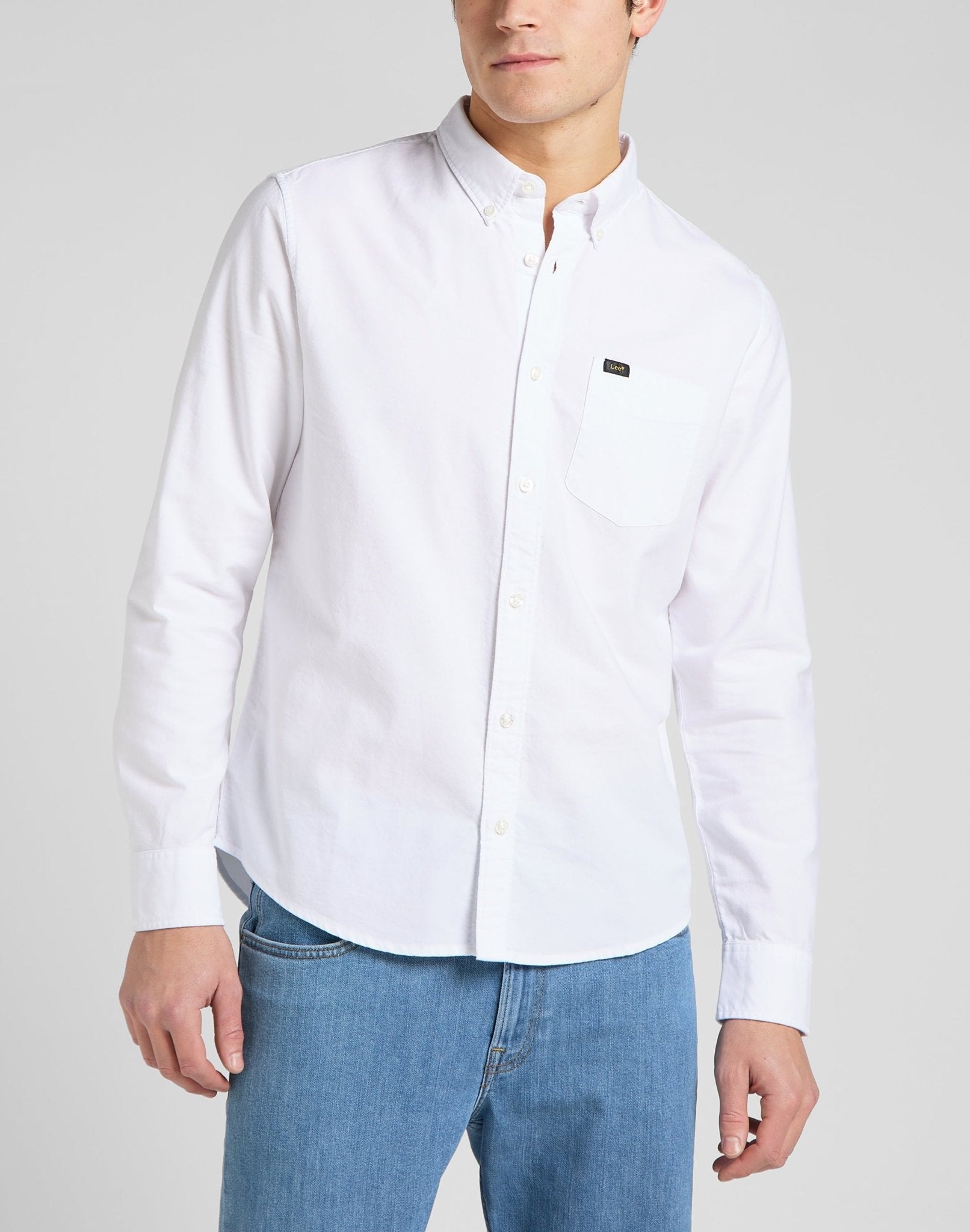 Рубашка мужская Lee L880KULJ белая XL