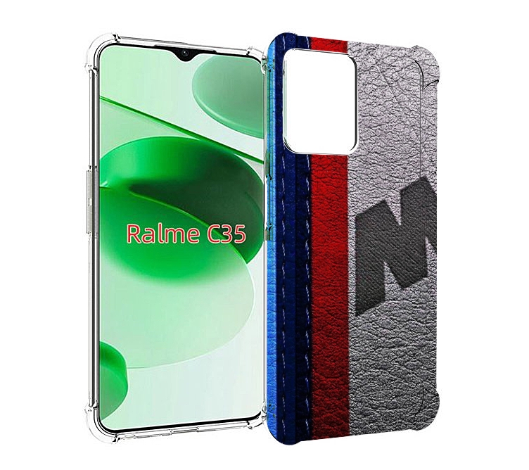 

Чехол MyPads бмв М мужской для Realme C35 / Narzo 50A Prime, Прозрачный, Tocco