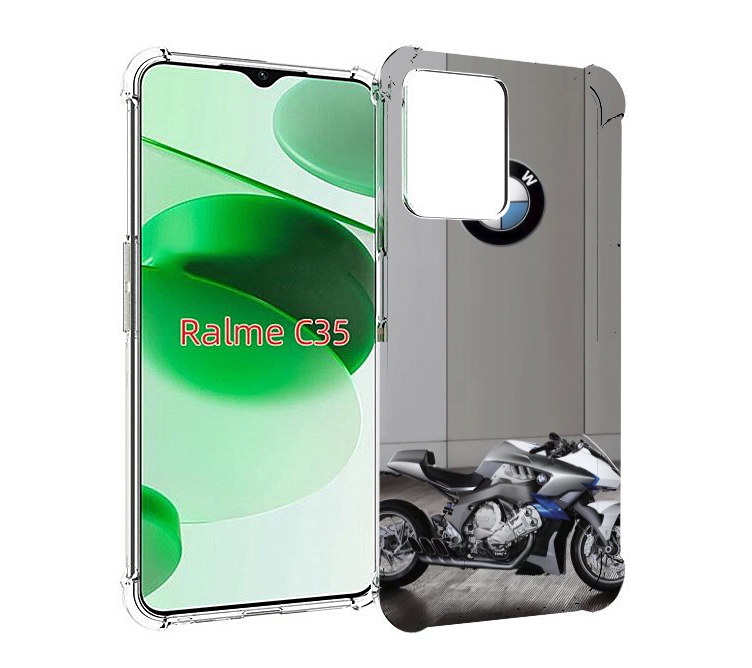 

Чехол MyPads бмв мотоцикл для Realme C35 / Narzo 50A Prime, Прозрачный, Tocco