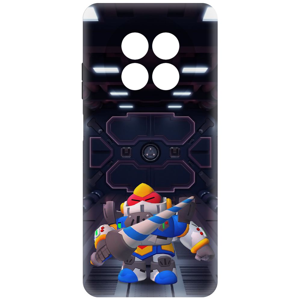 

Чехол-накладка Krutoff Soft Case Brawl Stars - Паладин Вольт-Меха для Realme 12 5G черный