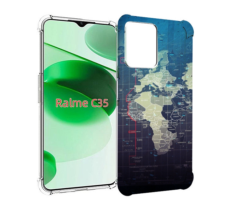 

Чехол MyPads бункер-анклава для Realme C35 / Narzo 50A Prime, Прозрачный, Tocco