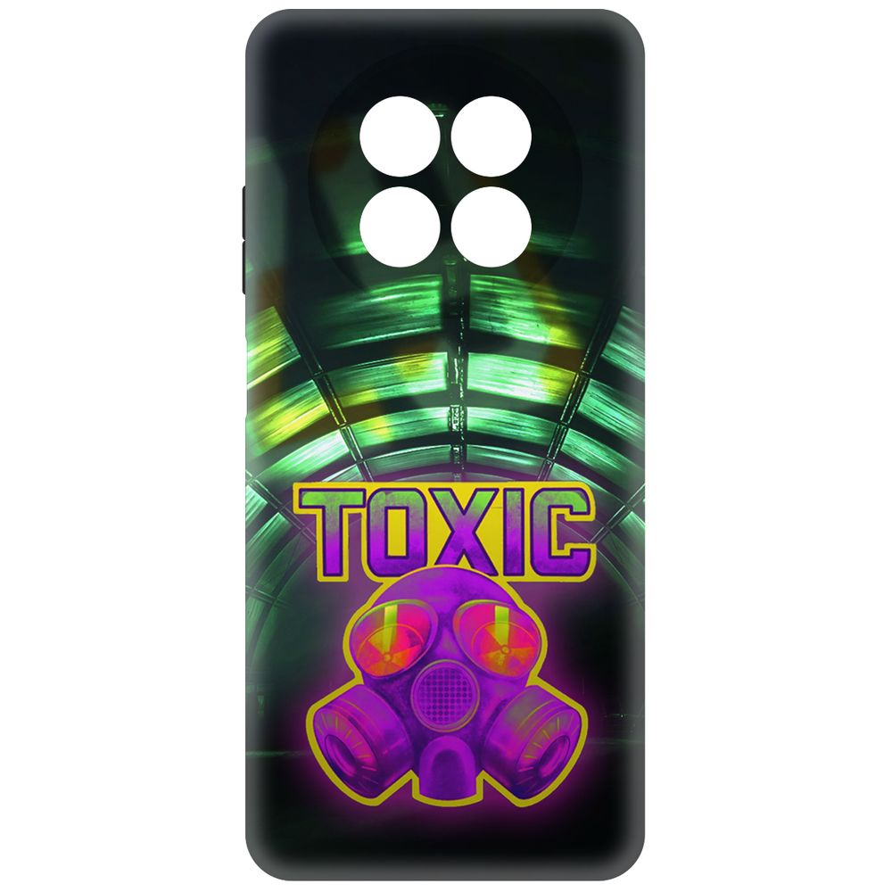 

Чехол-накладка Krutoff Soft Case Cтандофф 2 (Standoff 2) - Стикер Toxic для Realme 12 5G, Черный