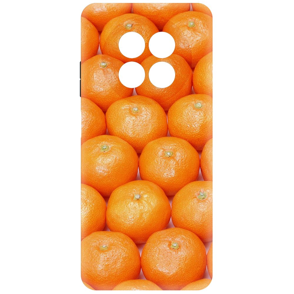

Чехол-накладка Krutoff Soft Case Мандаринки для Realme 12 5G черный
