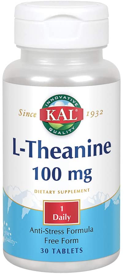 Аминокислота KAL L-Theanine (L-Теанин) 100 мг 30 таблеток