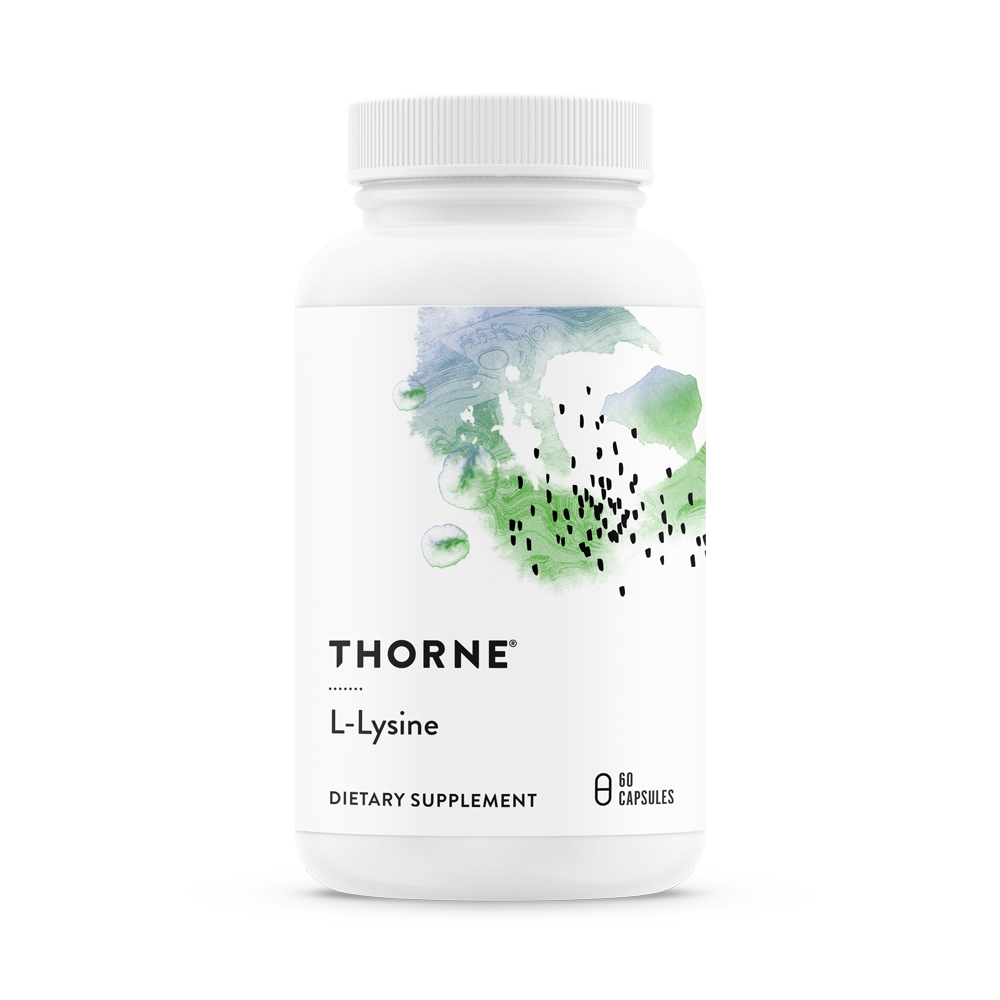 Аминокислота L-лизин, Lysine, Thorne Research, 60 капсул