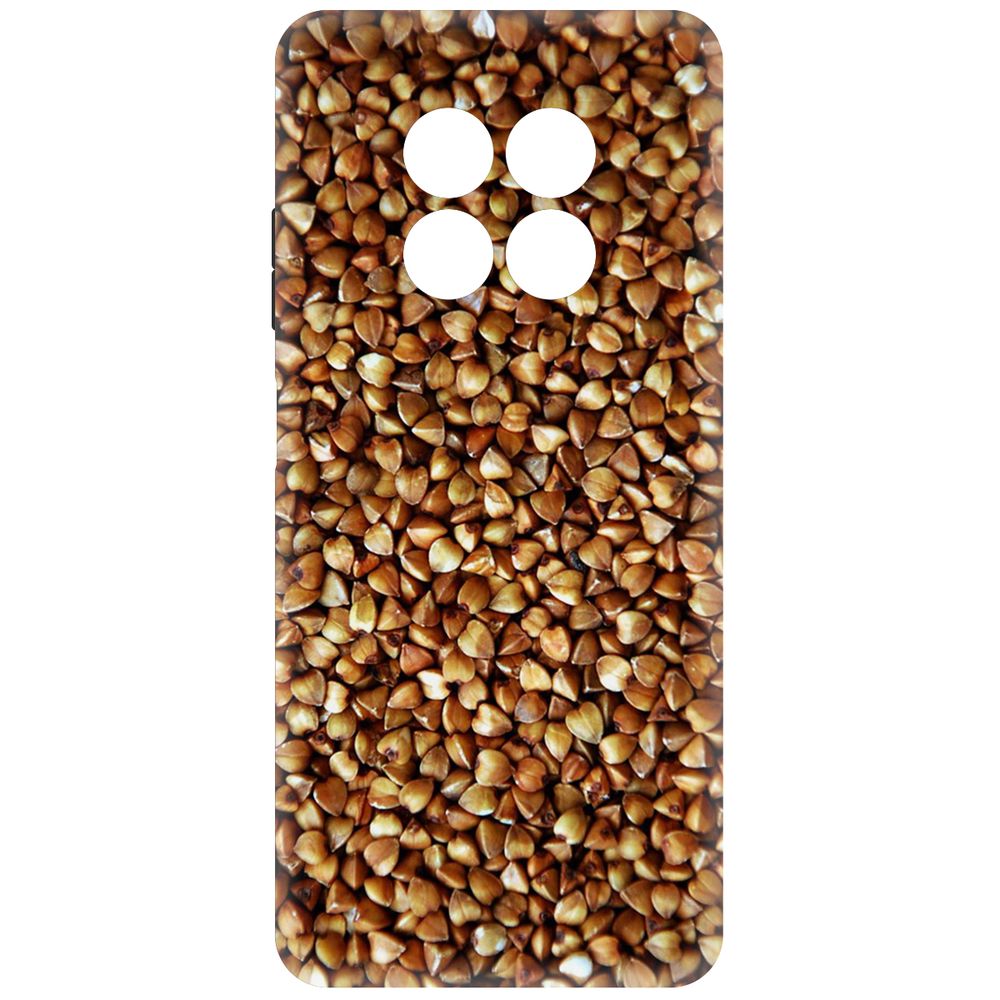 

Чехол-накладка Krutoff Soft Case Гречка для Realme 12 5G черный