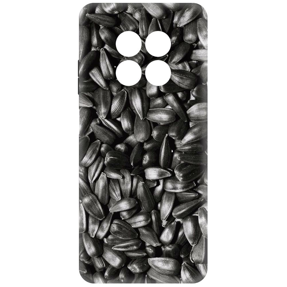 

Чехол-накладка Krutoff Soft Case Семечки для Realme 12 5G черный