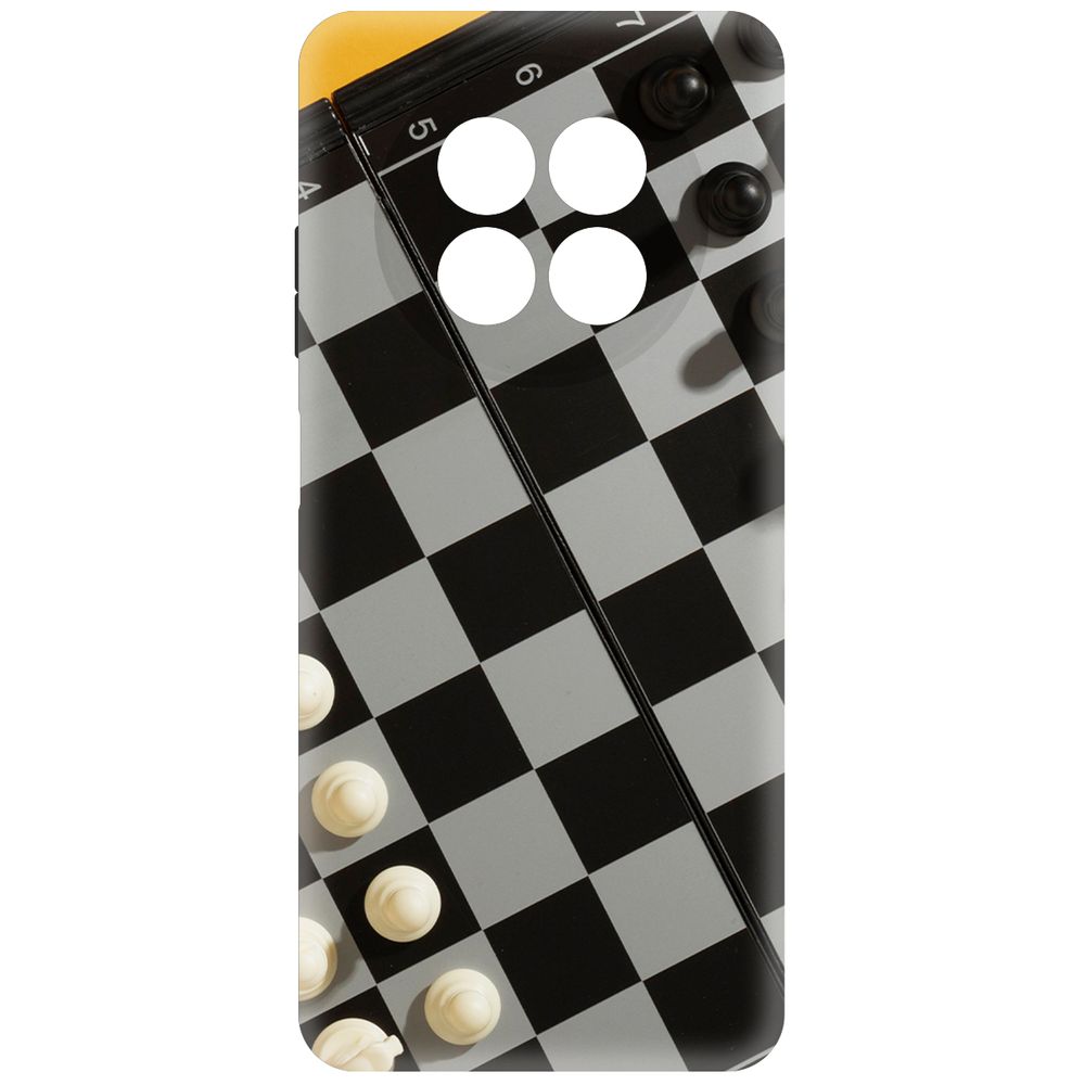 

Чехол-накладка Krutoff Soft Case Шахматы для Realme 12 5G черный