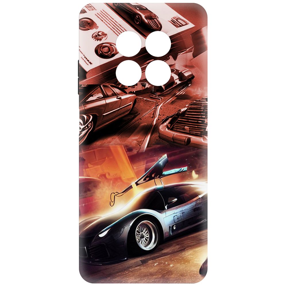 

Чехол-накладка Krutoff Soft Case Автодинамика для Realme 12 5G черный