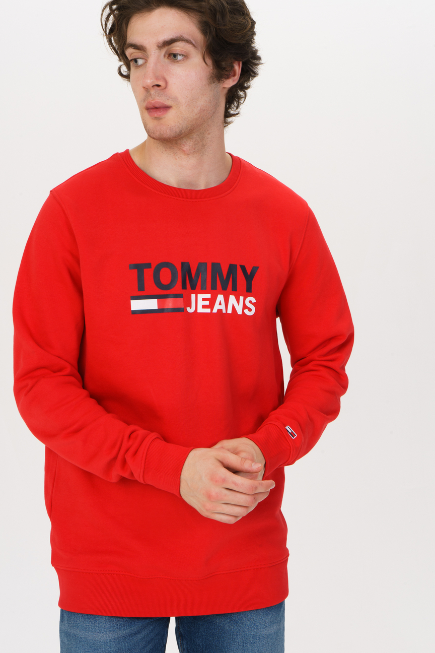 

Свитшот мужской Tommy Jeans DM0DM07930 красный 50, DM0DM07930