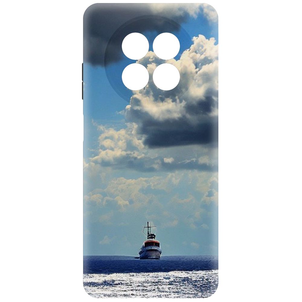 

Чехол-накладка Krutoff Soft Case Море для Realme 12 5G черный
