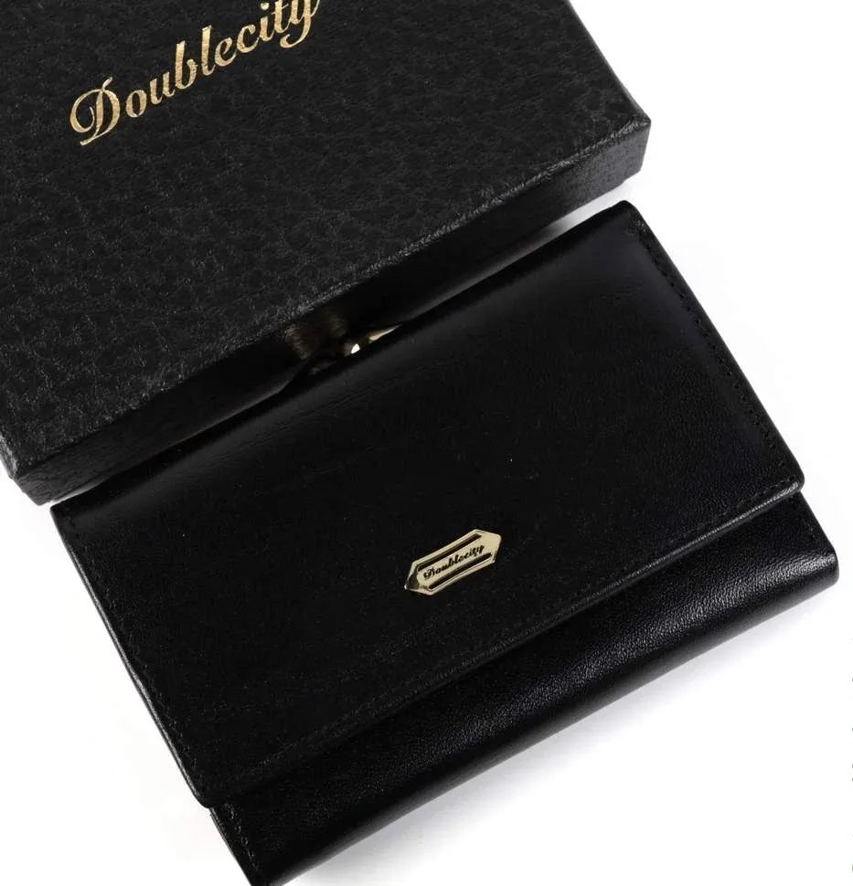 

Кошелек женский Doublecity 027-DC280-200A черный, DC200