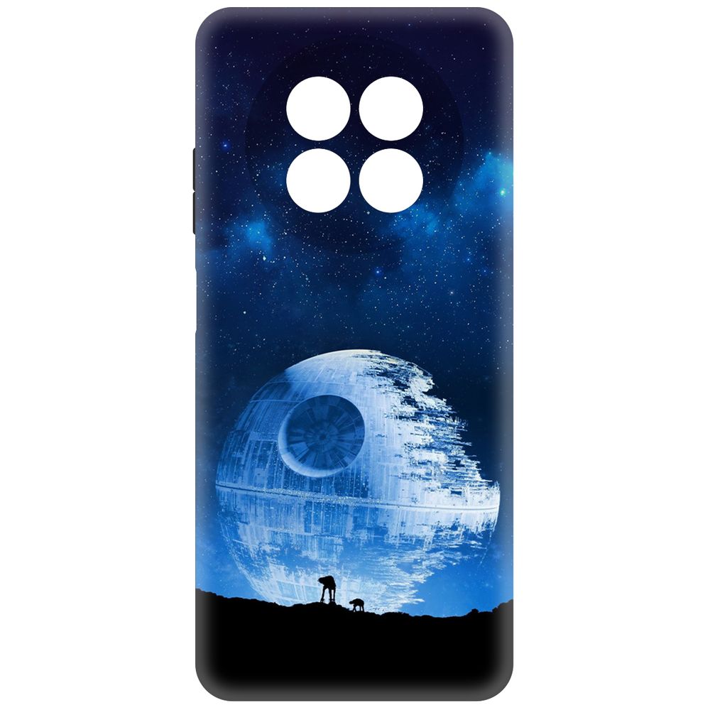 

Чехол-накладка Krutoff Soft Case Звездные Войны. Звезда смерти для Realme 12 5G черный