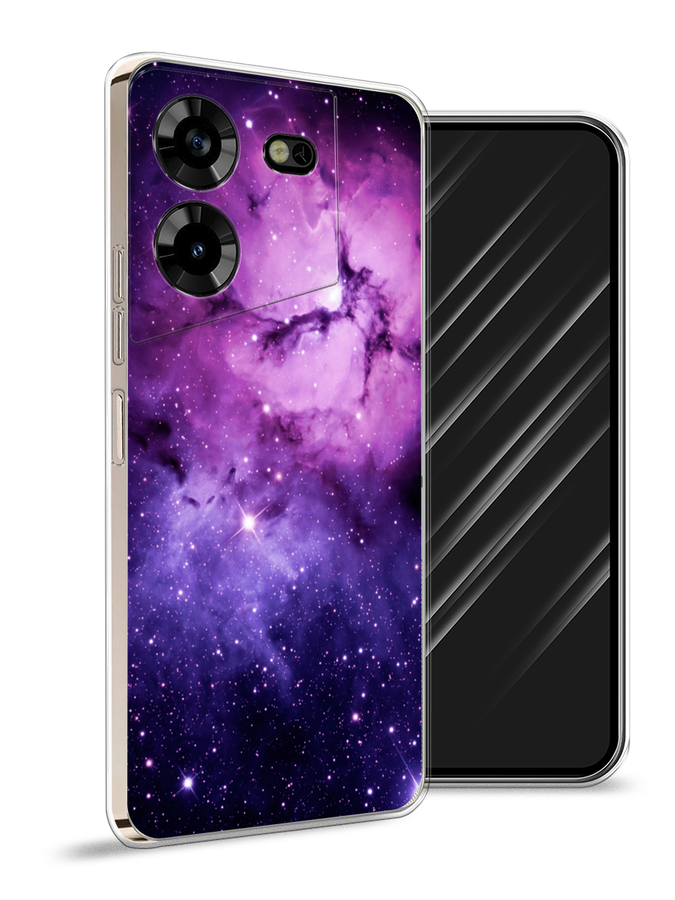 

Чехол Awog на Tecno Pova 5 "Космос 18", Фиолетовый;черный;белый, 303950-4