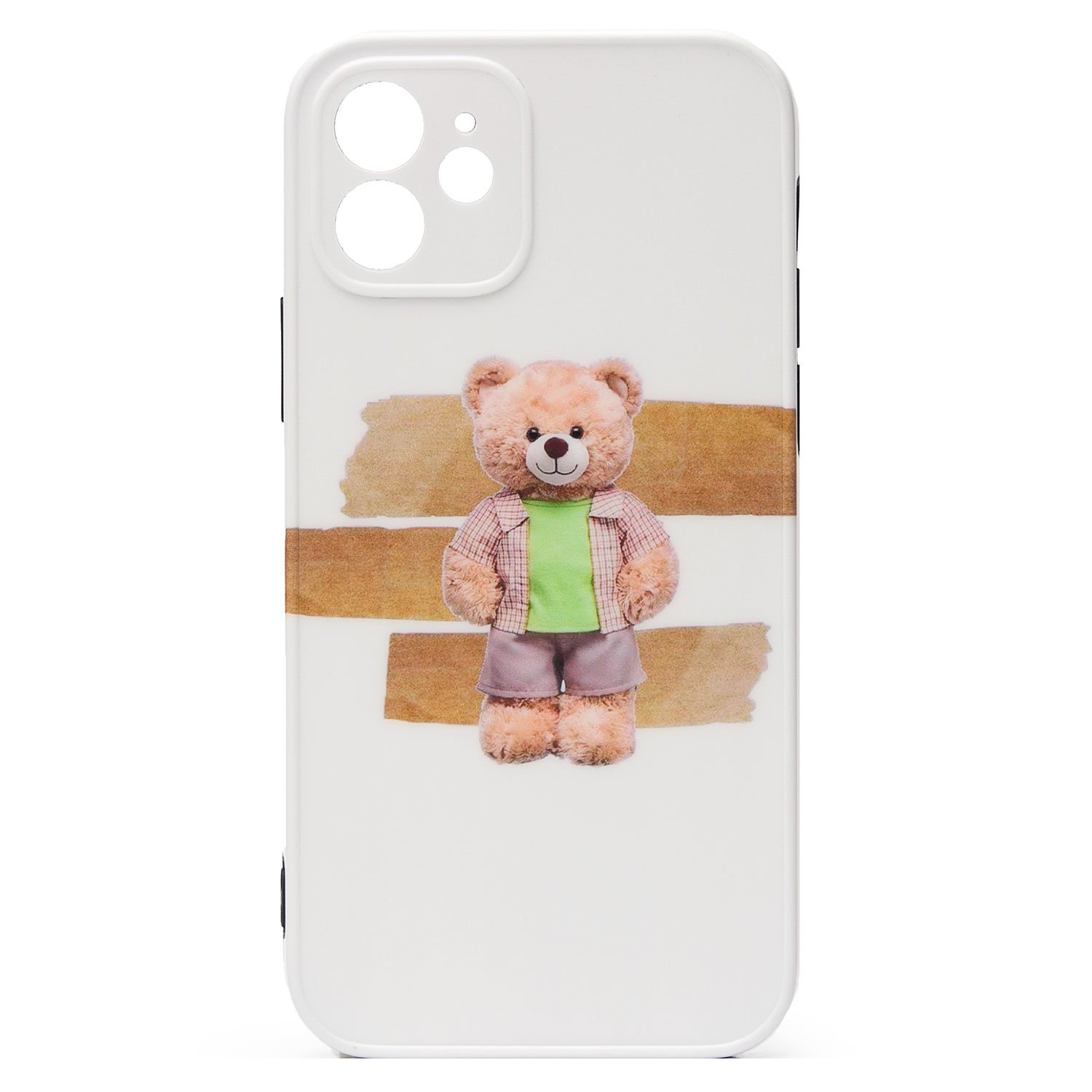

Чехол iPhone 12 пластиковый (рис. 056/005), Белый, iPhone 12