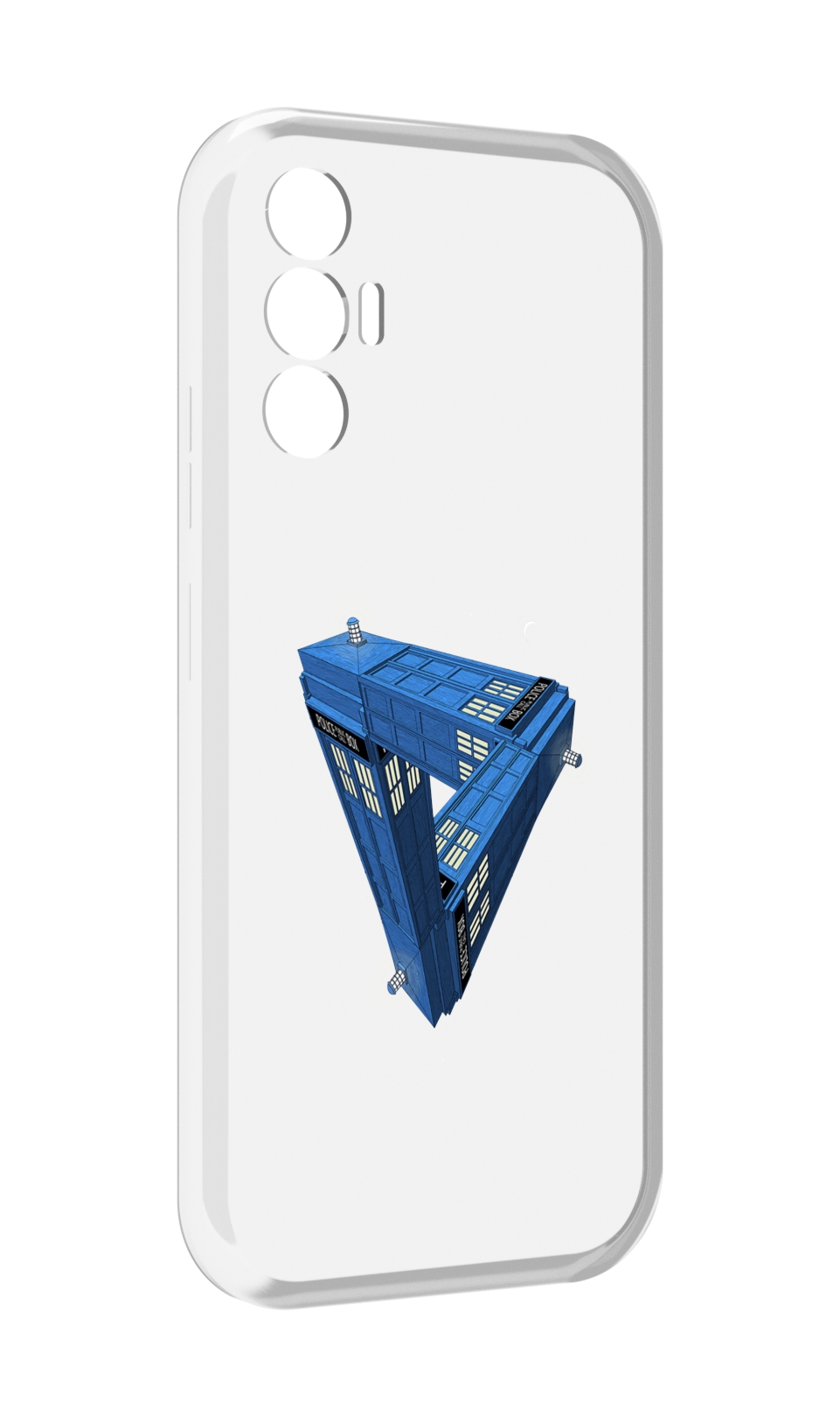 

Чехол MyPads головолока абстракция для Tecno Pova 3, Прозрачный, Tocco