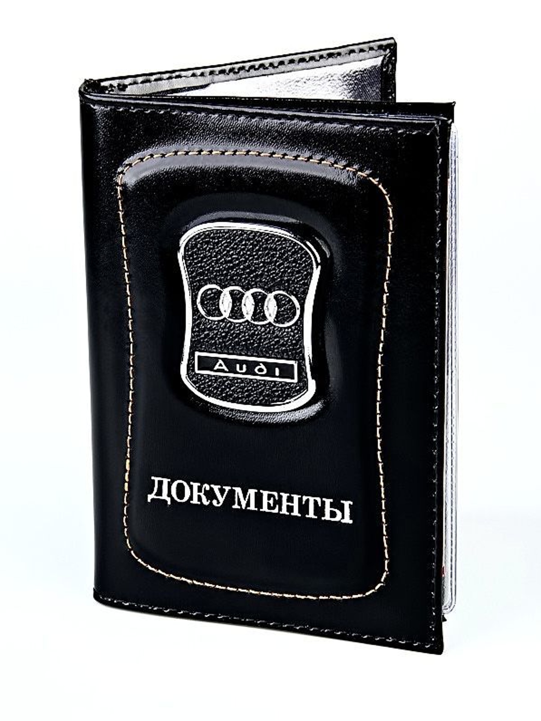 

Обложка для автодокументов унисекс NoBrand 358 черная, Черный, 358
