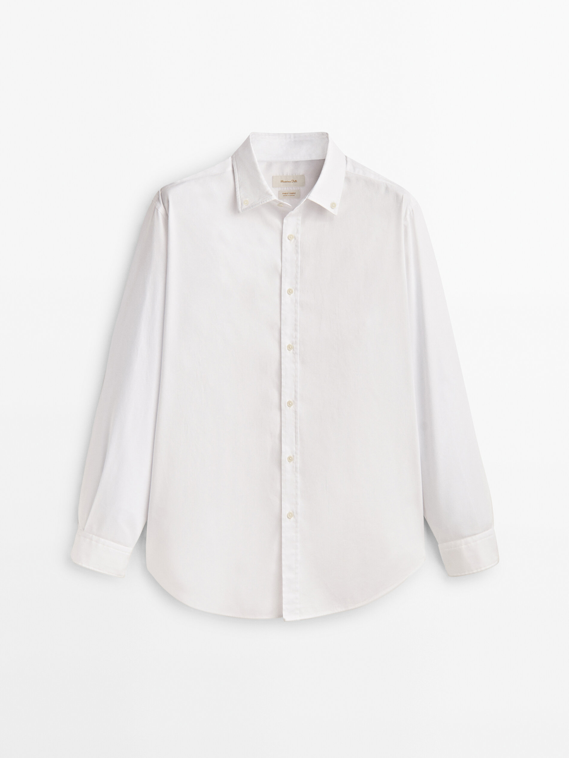 

Рубашка мужская Massimo Dutti 00113313250 белая L, 00113313250