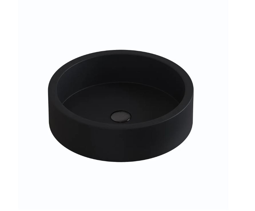 

Раковина для ванной накладная Uperwood Round (34 см, круглая, черный), Round