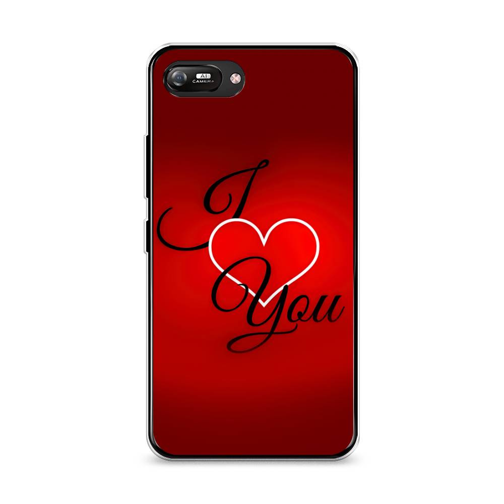 

Чехол Awog на Itel A25/A35 "I love you 3", Разноцветный