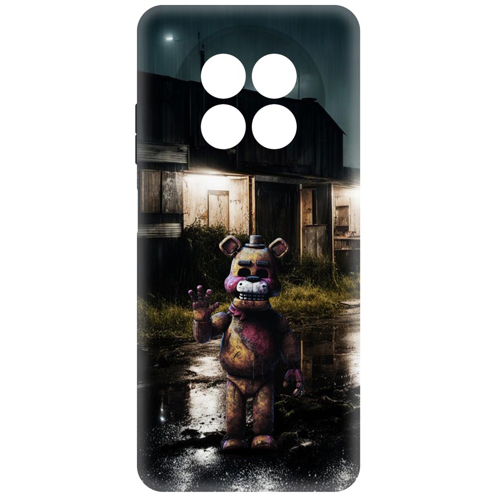 

Чехол-накладка Krutoff Soft Case ФНАФ - Фредди под дождем для Realme 12 5G черный