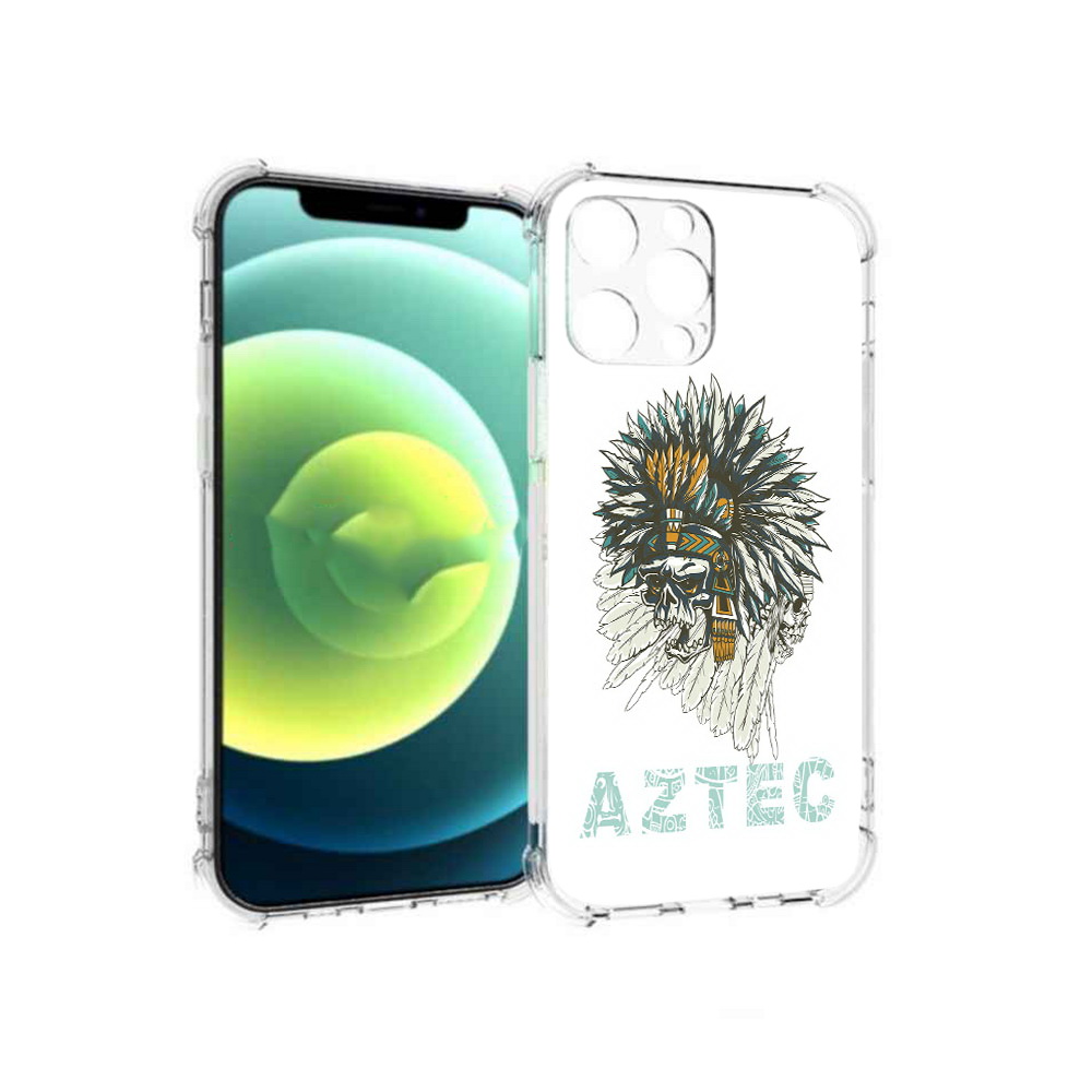 

Чехол MyPads Tocco для Apple iPhone 13 Pro скелет индеец (PT163086.612.602), Прозрачный, Tocco