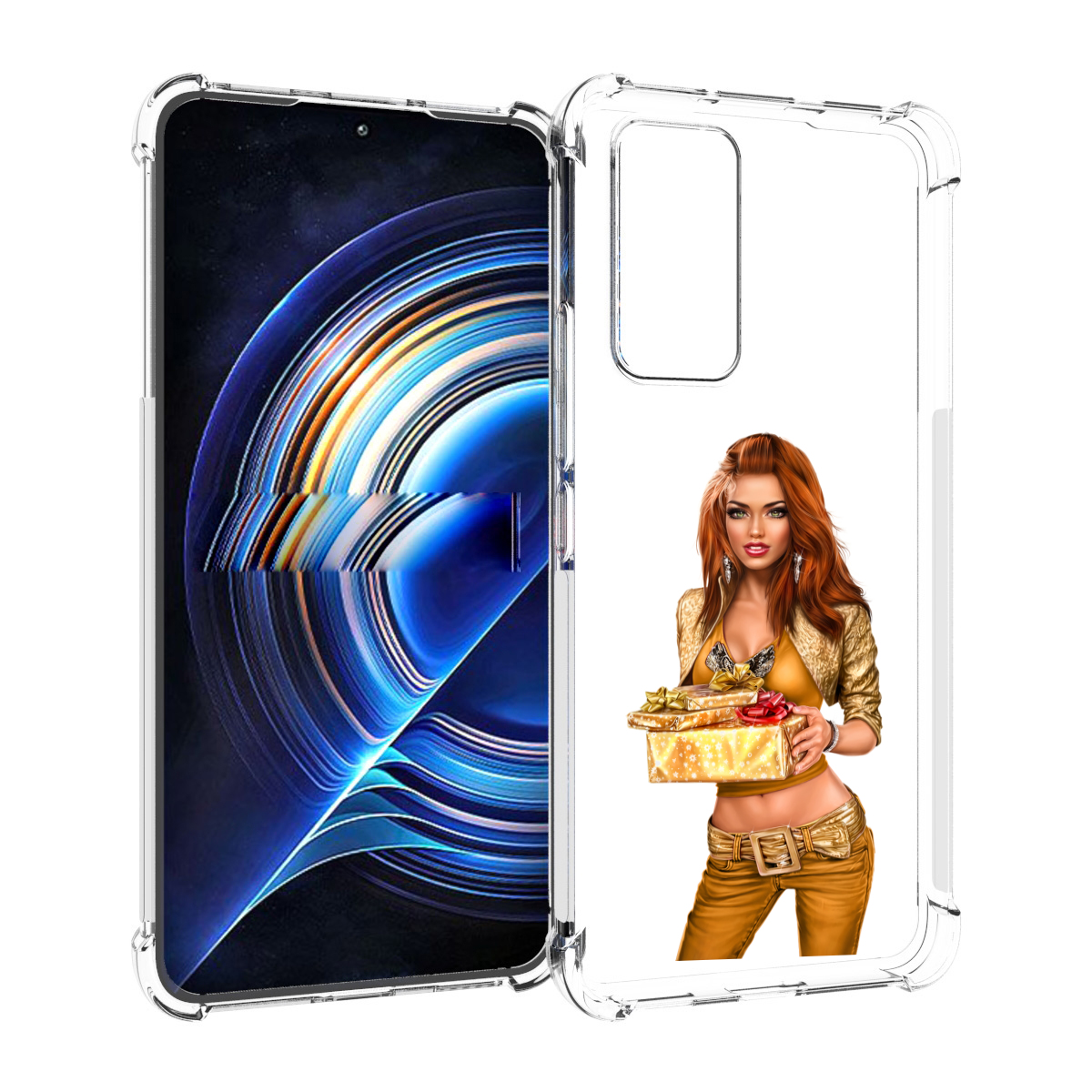 

Чехол MyPads золотая-девочка-с-подарком женский для Tecno Camon 19 Neo, Прозрачный, Tocco