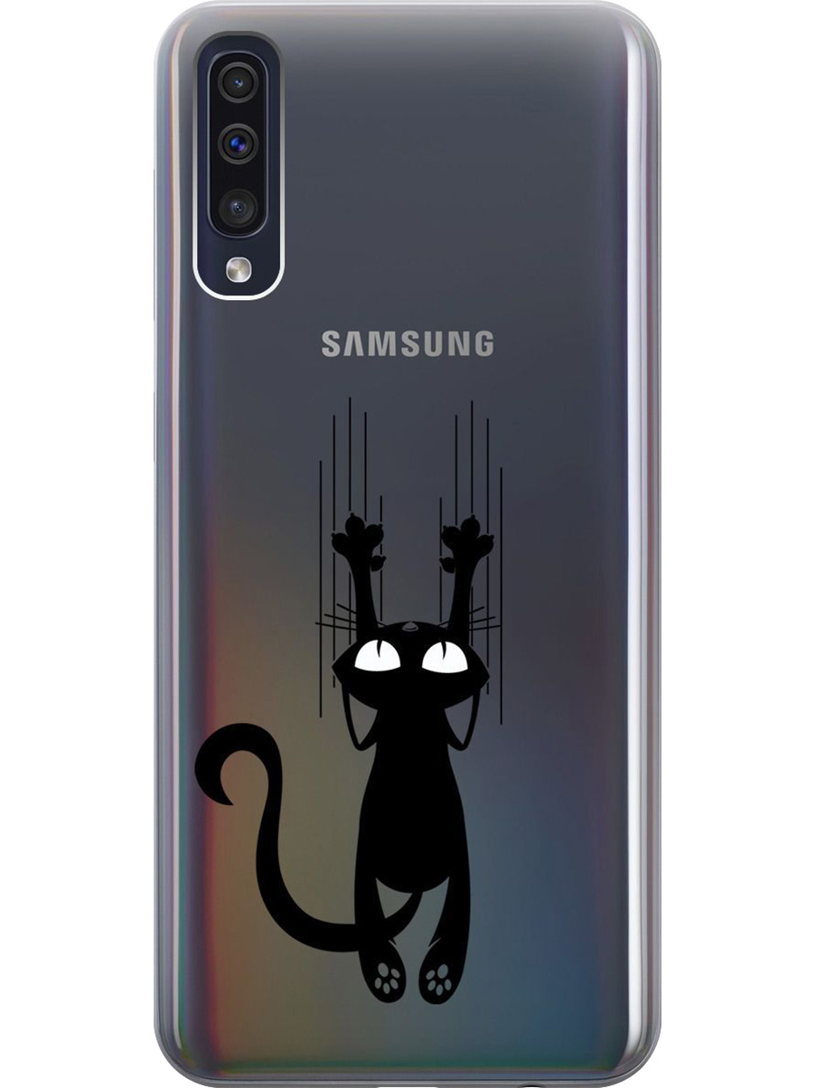 

Силиконовый чехол на Samsung Galaxy A50 / A50s / A30s с принтом прозрачный 954751, Прозрачный;черный, 720772271