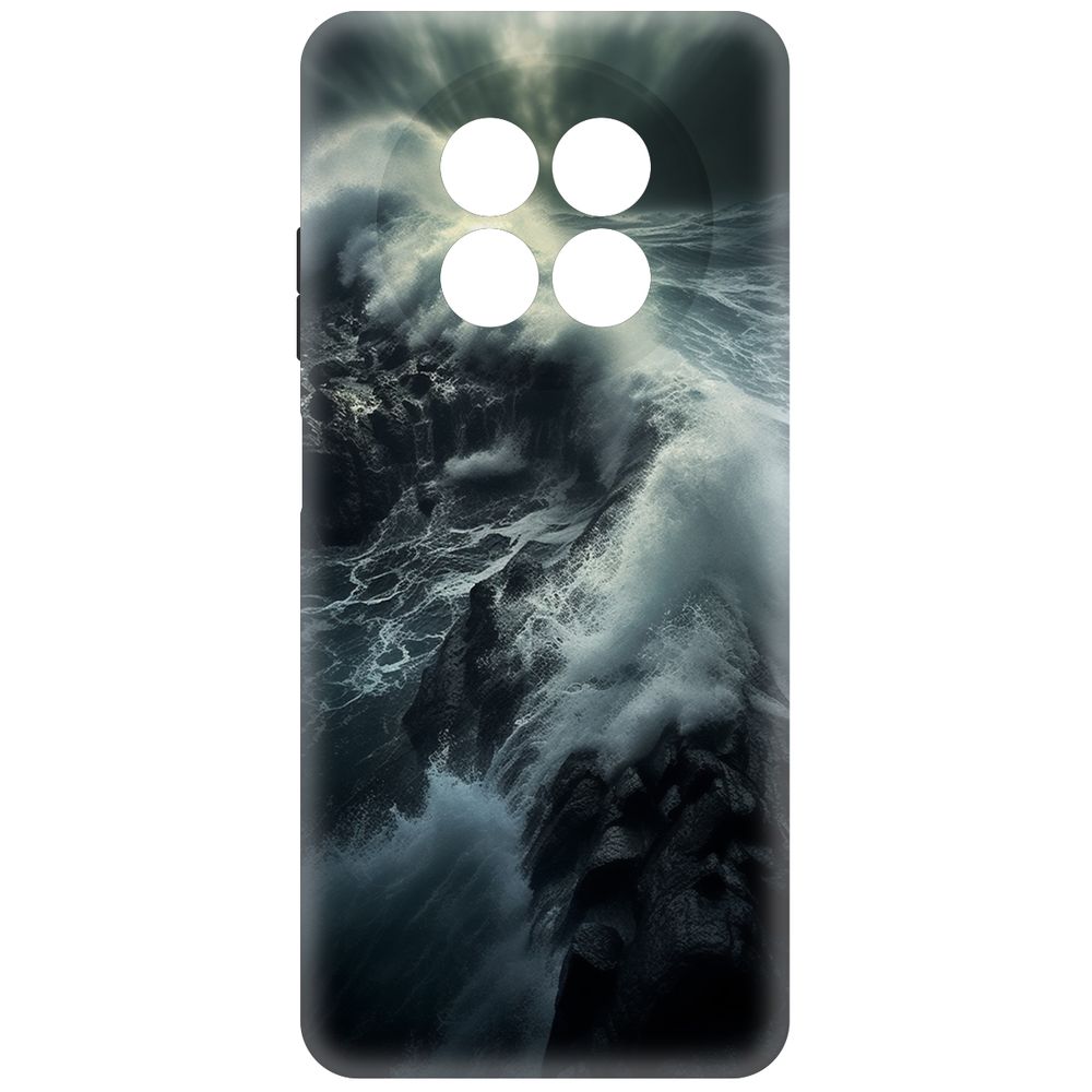 

Чехол-накладка Krutoff Soft Case Шторм для Realme 12 5G черный
