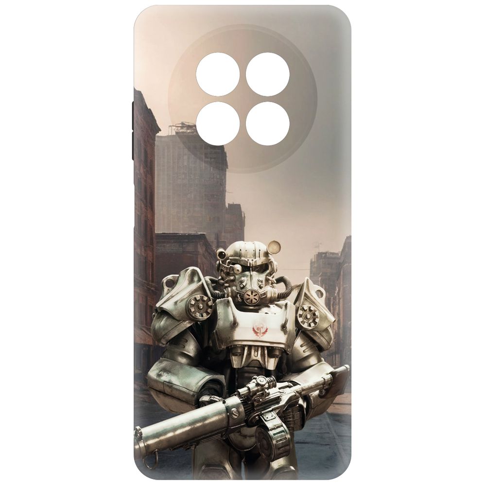 

Чехол-накладка Krutoff Soft Case Фоллаут (Fallout) - Рыцарь Братства для Realme 12 5G, Черный