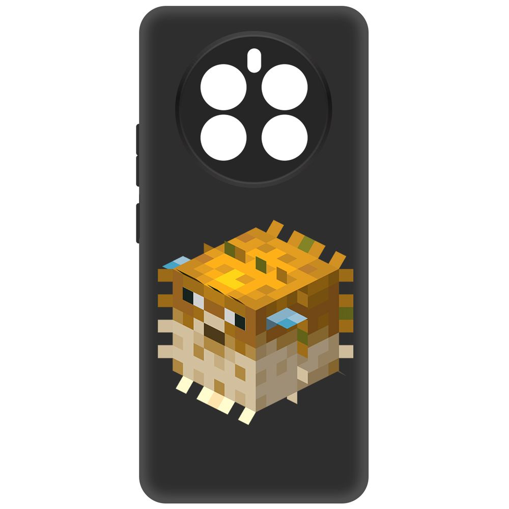 

Чехол-накладка Krutoff Soft Case Minecraft-Иглобрюх для Realme 12+ 5G черный
