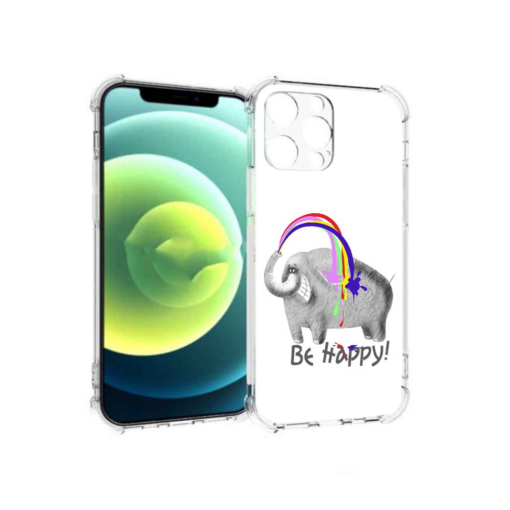 

Чехол MyPads Tocco для Apple iPhone 13 Pro счастливый слон (PT163086.612.632), Прозрачный, Tocco