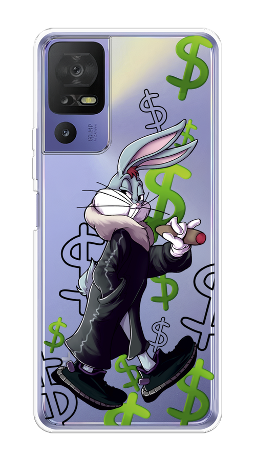 

Чехол на TCL 40 SE "Rich Bugs Bunny", Зеленый;черный;голубой, 291550-6