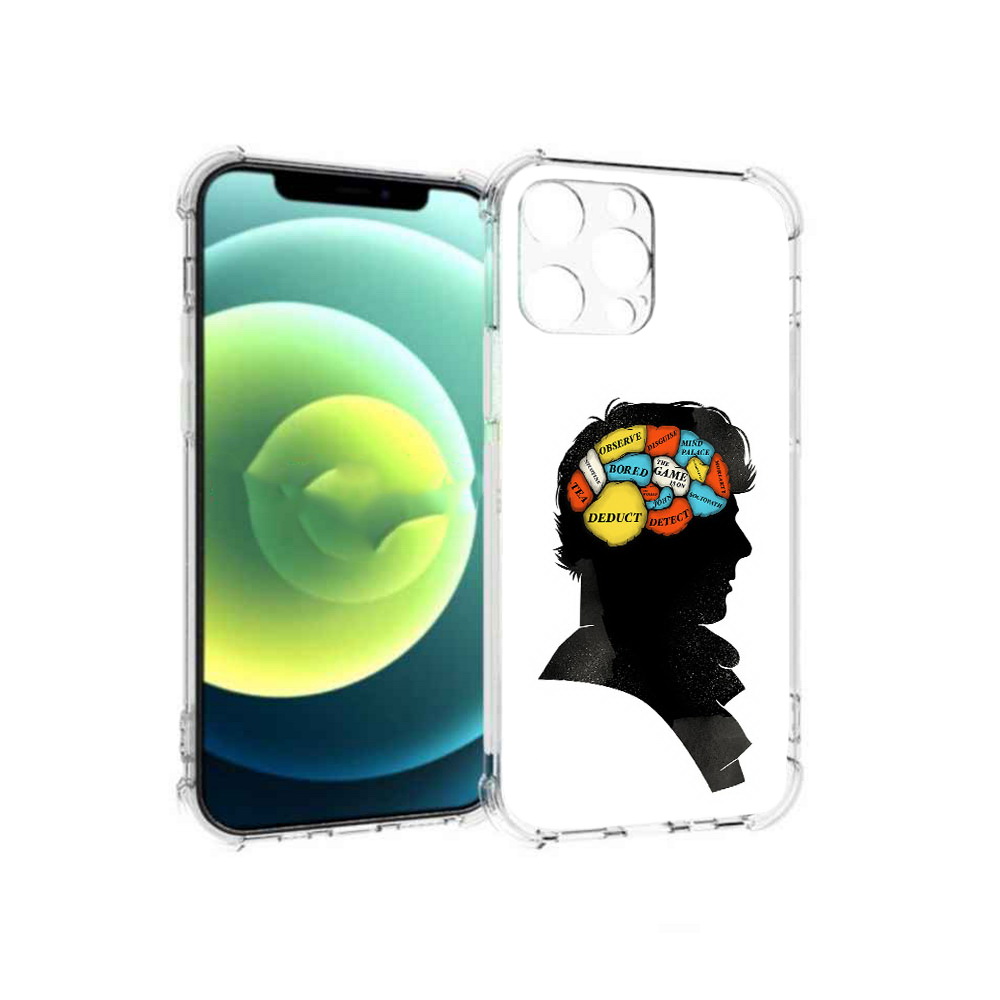 

Чехол MyPads Tocco для Apple iPhone 13 Pro темный рисунок (PT163086.612.640), Прозрачный, Tocco