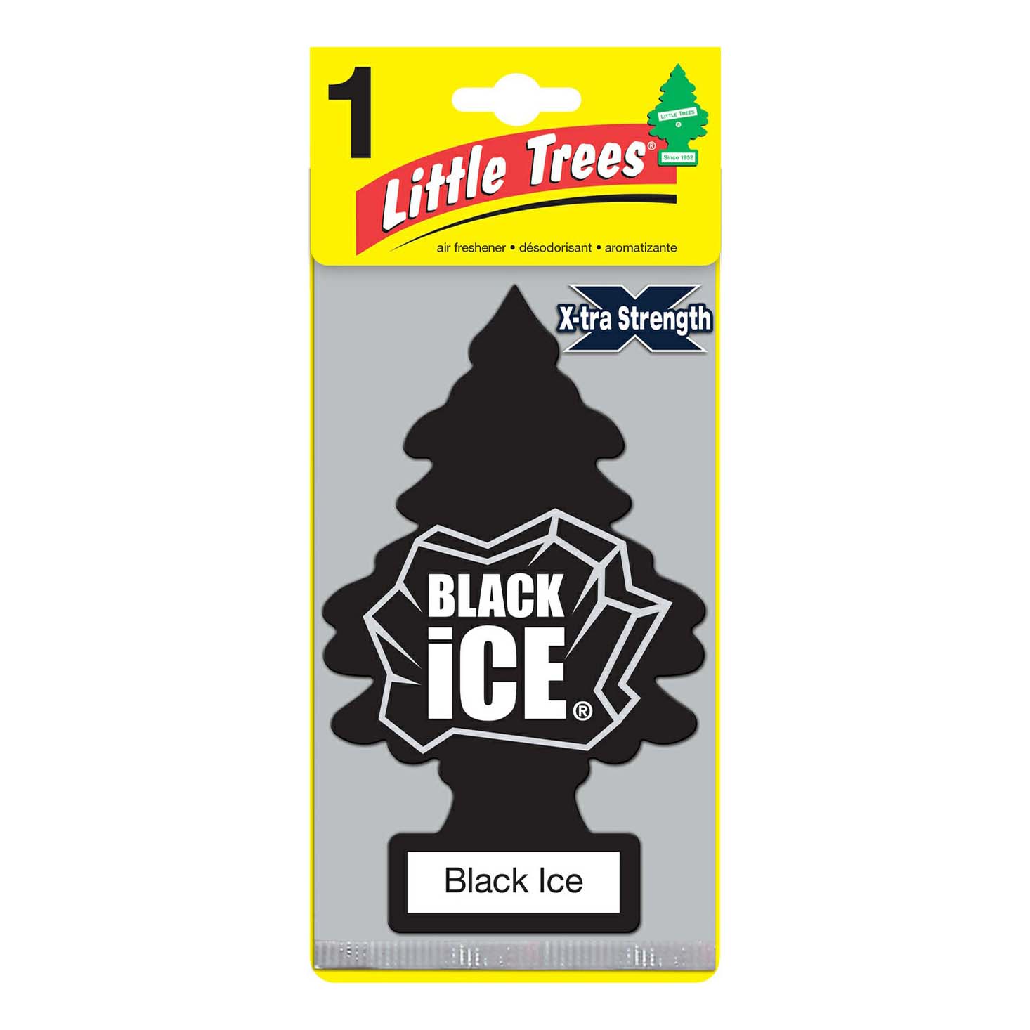 фото Ароматизатор little trees большая ёлочка black ice подвесной