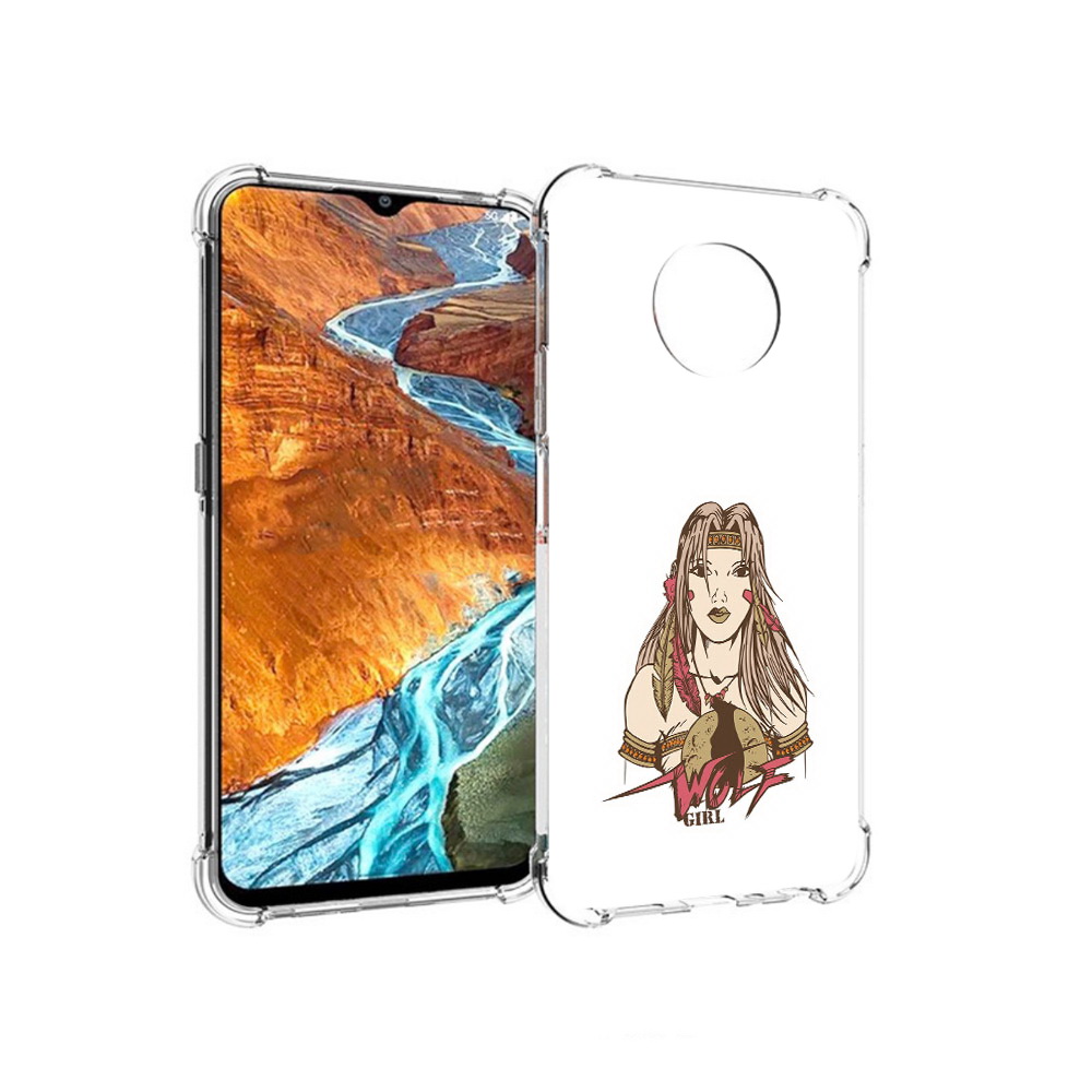 

Чехол MyPads Tocco для Nokia G300 девушка волк (PT224563.108.306), Прозрачный, Tocco