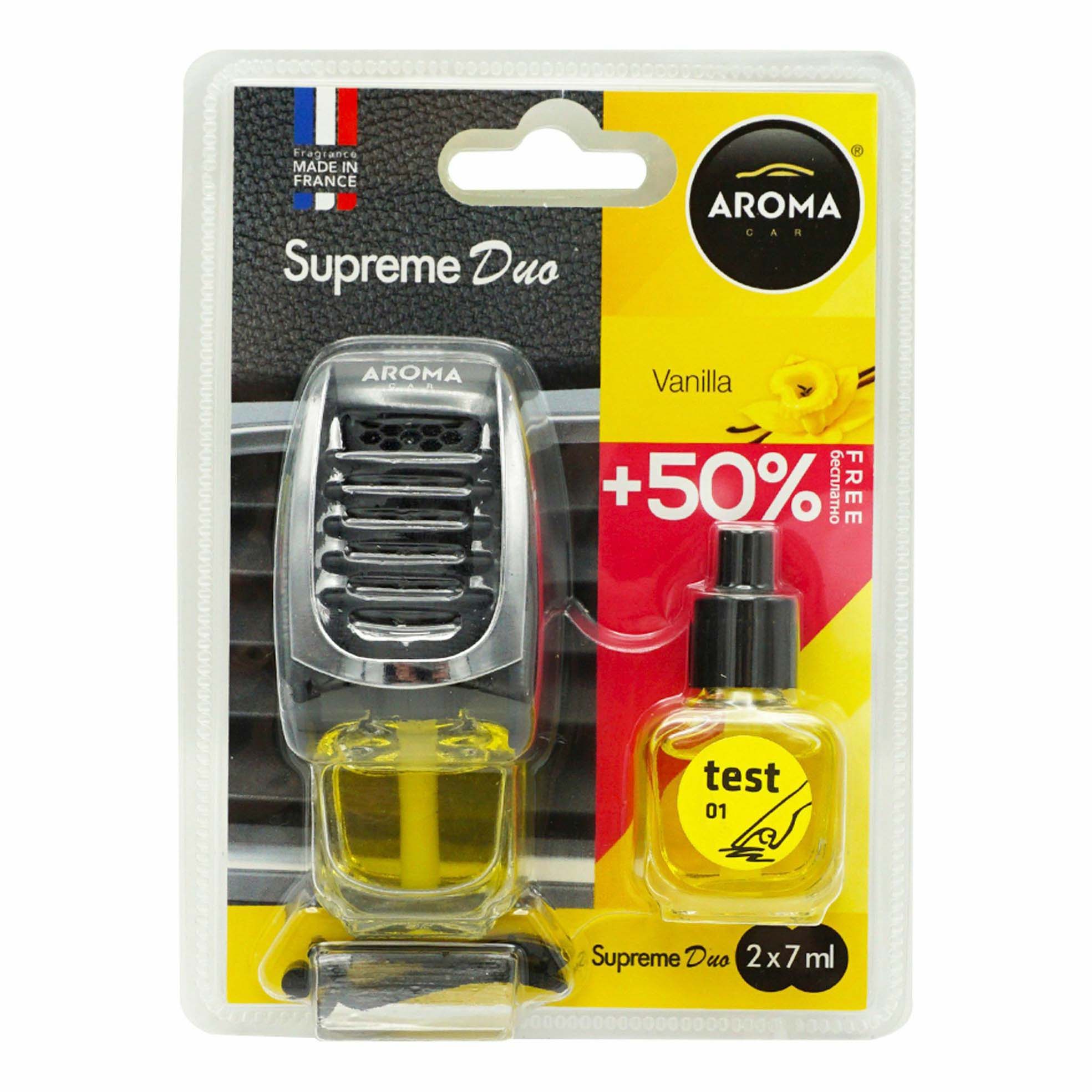 фото Ароматизатор для автомобиля aroma car supreme vanilla