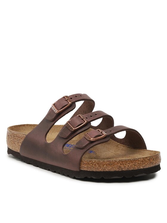 фото Шлепанцы florida 53901 birkenstock коричневый 38 eu