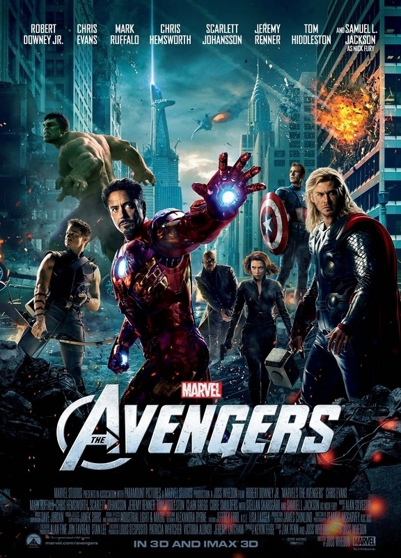 

Постер к фильму "Мстители" (The Avengers) A4