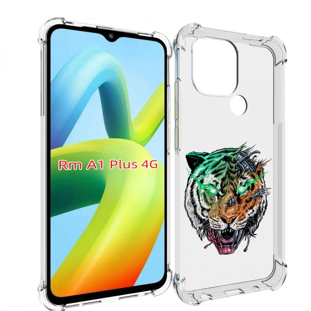 

Чехол MyPads робо-тигр для Xiaomi Redmi A1 Plus +, Прозрачный, Tocco