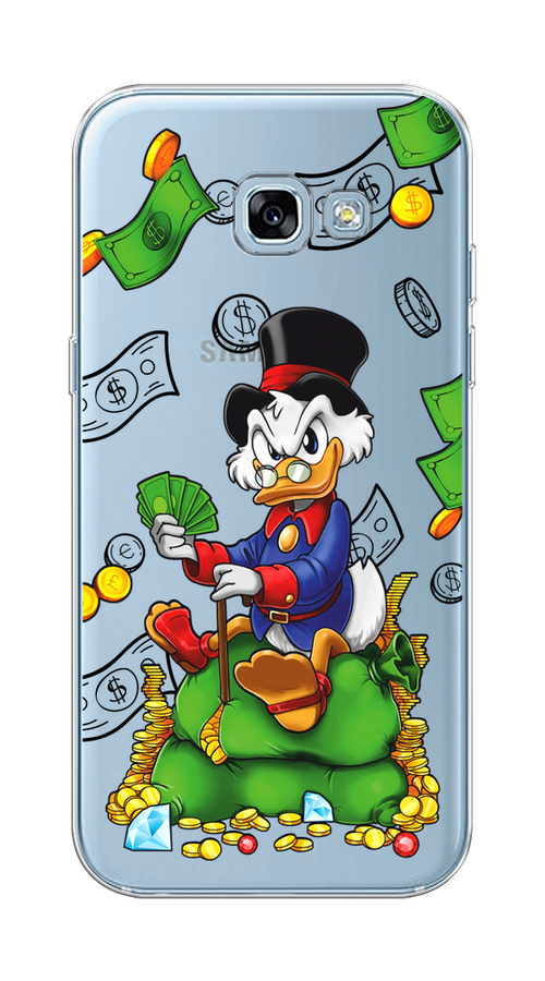 

Чехол на Samsung Galaxy A5 2017 "Scrooge Richness", Черный;синий;зеленый, 20650-1