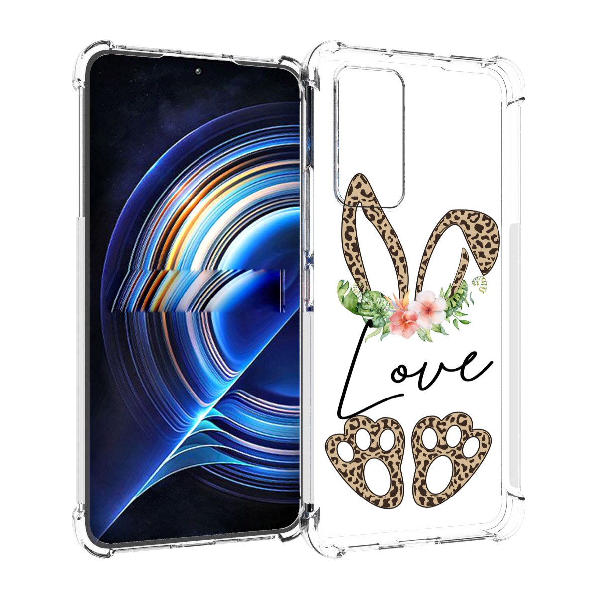 

Чехол MyPads золотые-лапки-и-ушки для Tecno Camon 19 Neo, Прозрачный, Tocco