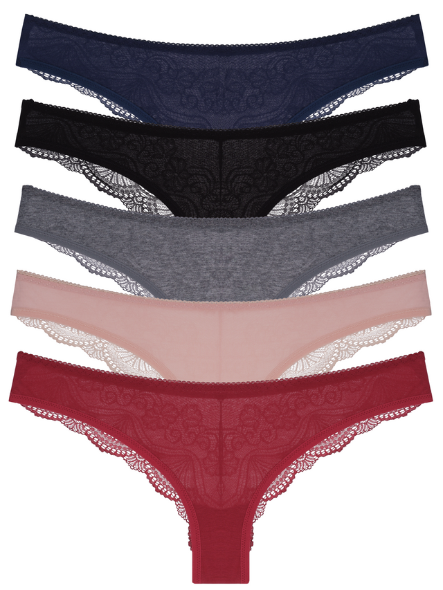 

Комплект трусов женских TOPANTY TP-1001 черных M, TP-1001