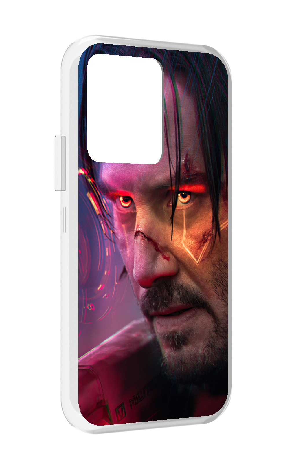 

Чехол MyPads cyberpunk 2077 Джонни Сильверхенд для Vivo iQOO 10, Прозрачный, Tocco
