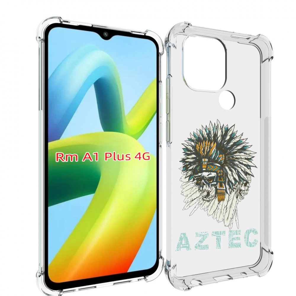 

Чехол MyPads скелет индеец для Xiaomi Redmi A1 Plus +, Прозрачный, Tocco