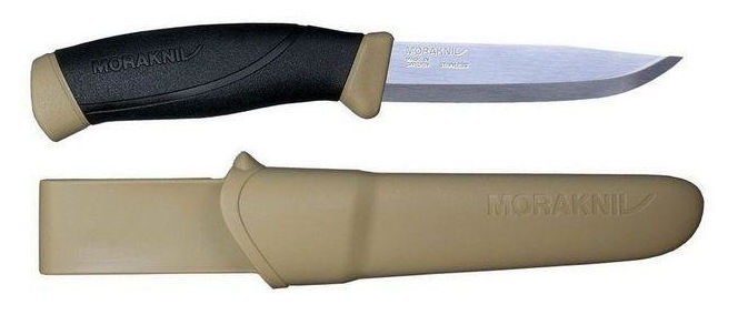 фото Нож кухонный morakniv companion (13166) черный/бежевый