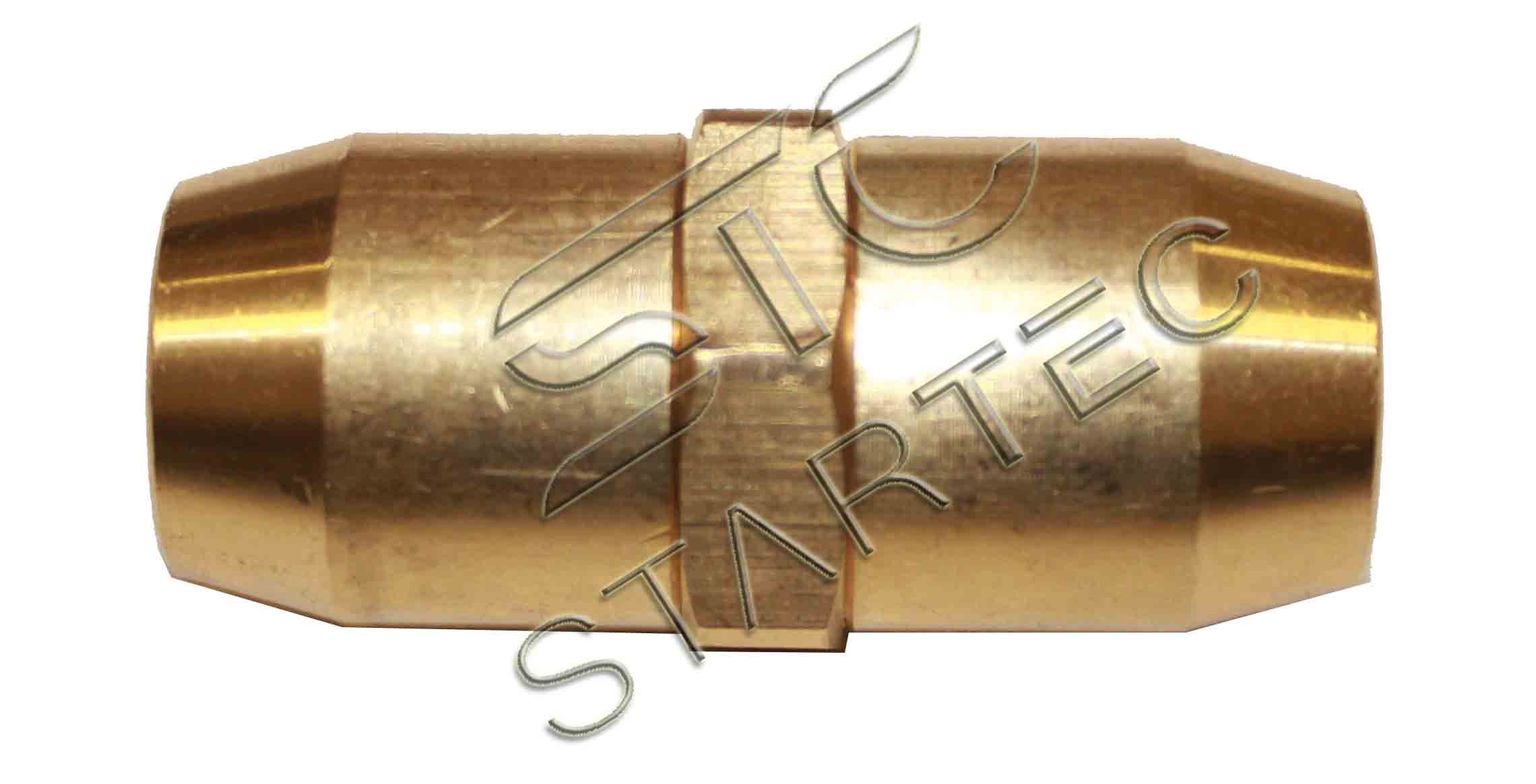 

Соединитель трубки ПВХ,полиамид d=10х1.0мм прямой латунь STARTEC