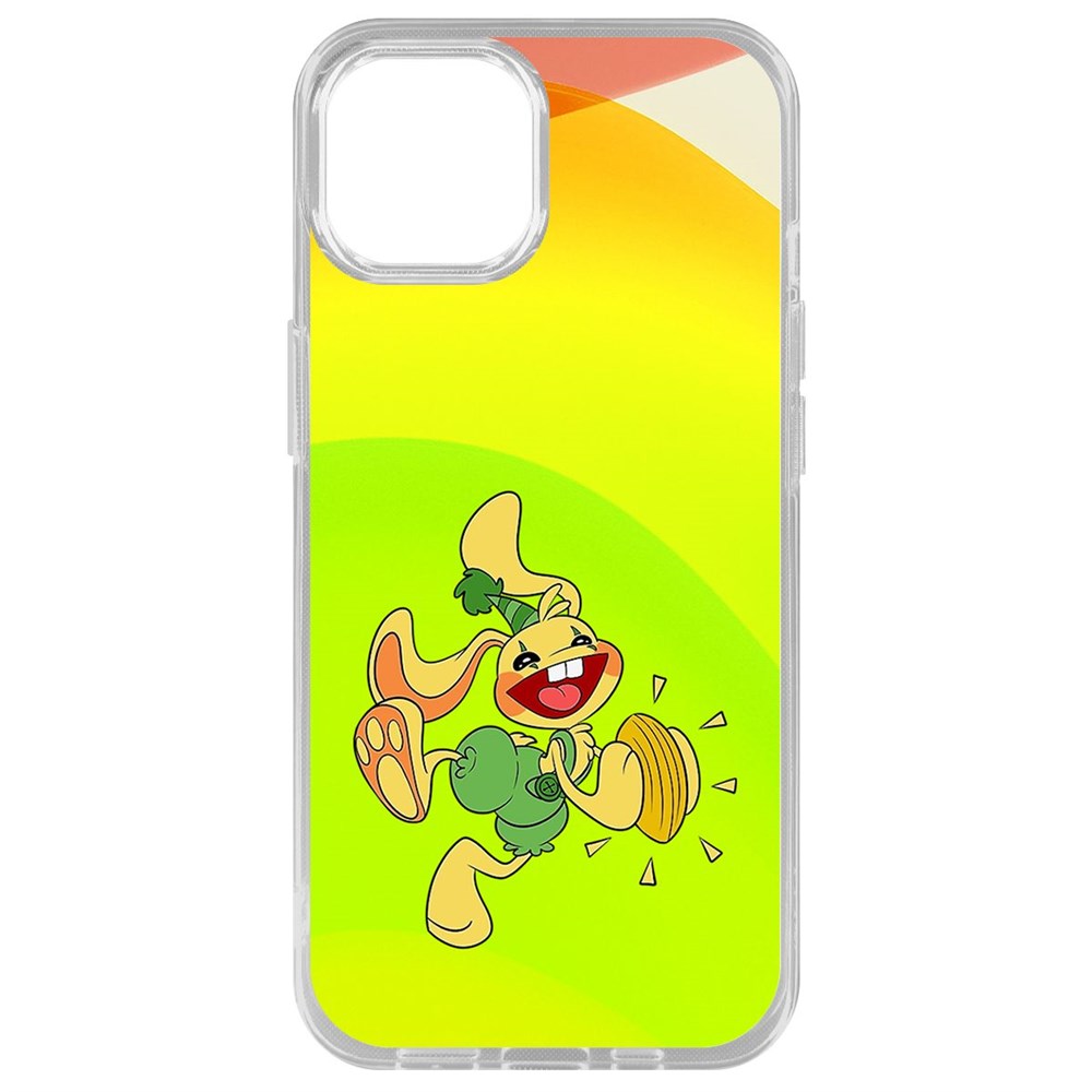 

Чехол-накладка Krutoff Clear Case Хаги Ваги - Крольчонок Бонзо для iPhone 14 Plus, Прозрачный